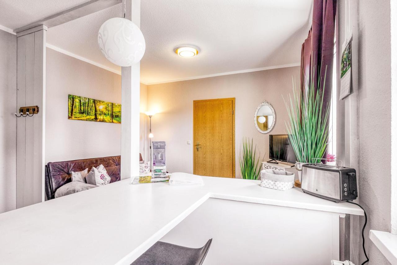 Ferienwohnung Ziesing Friedrichsbrunn Thale Esterno foto