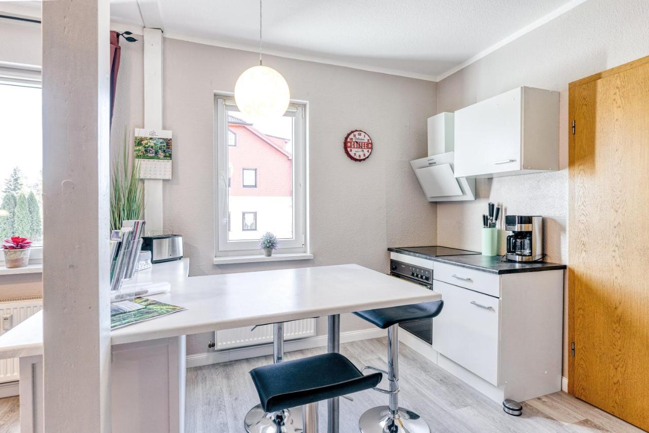 Ferienwohnung Ziesing Friedrichsbrunn Thale Esterno foto