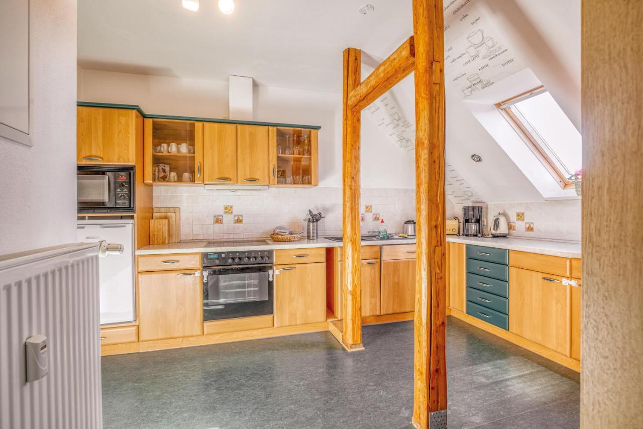 Ferienwohnung Ziesing Friedrichsbrunn Thale Esterno foto